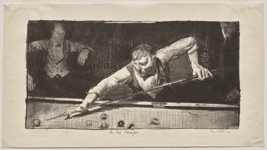 The Pool Player by George Bellows