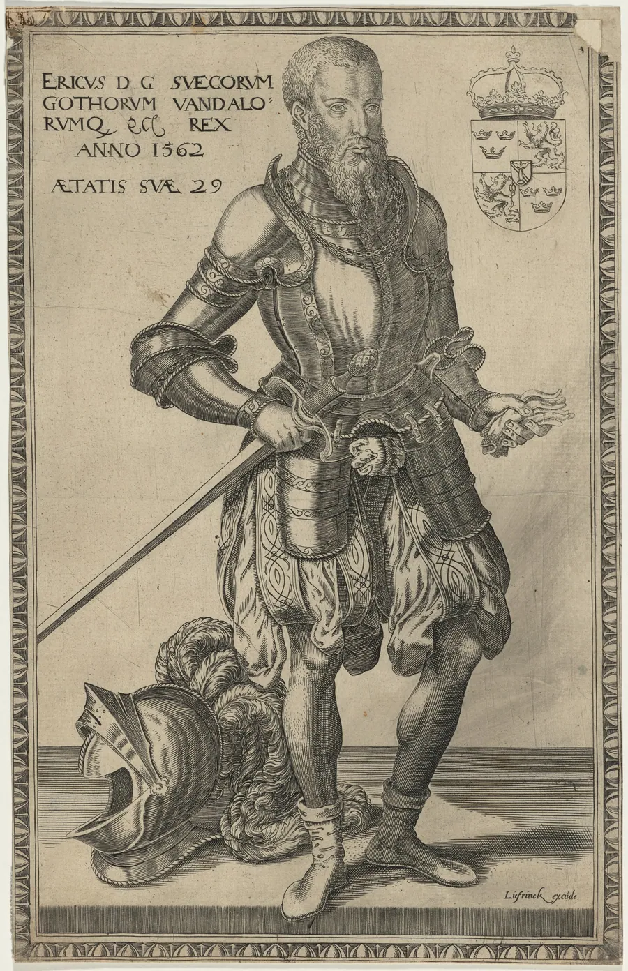 Eric XIV, King of Sweden by Frans Huys