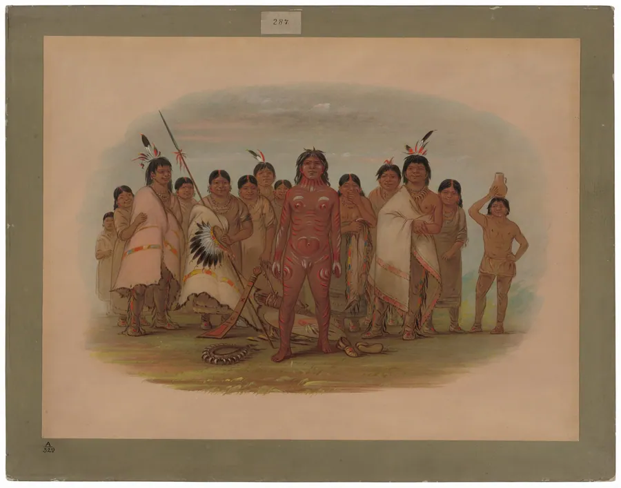 "Paint Me" - Apachee by George Catlin