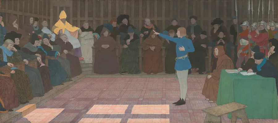 The Trial of Joan of Arc (Joan of Arc series: VI) by Louis Maurice Boutet de Monvel