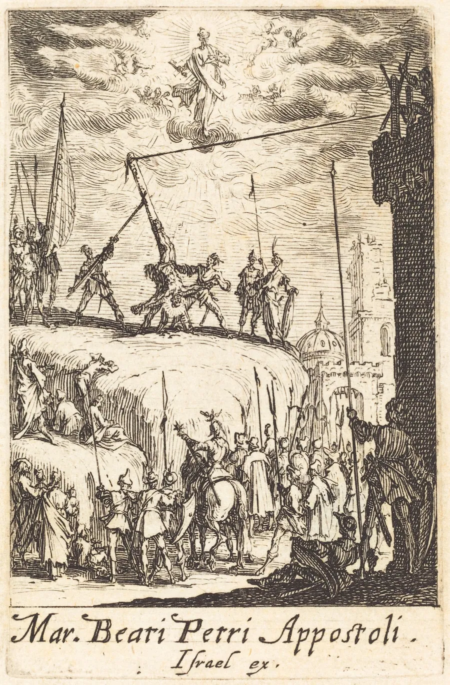 The Martyrdom of Saint Peter by Jacques Callot