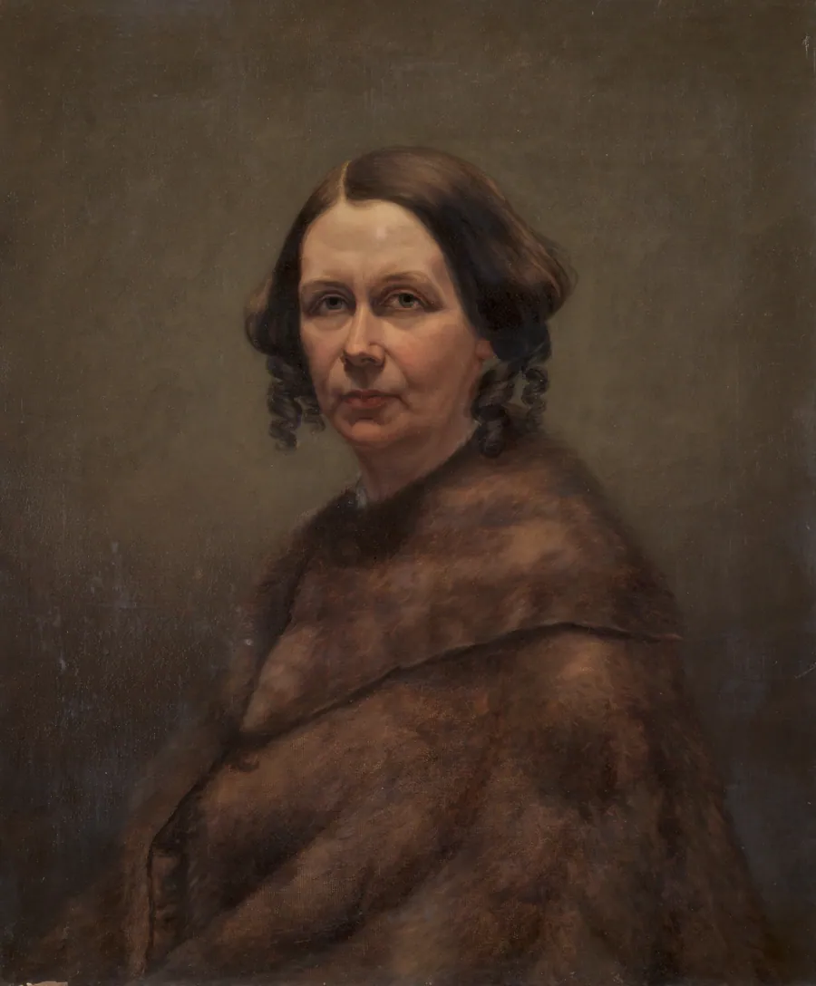 Mrs. Goss (The Woman in Fur) by Caroline L. Ransom