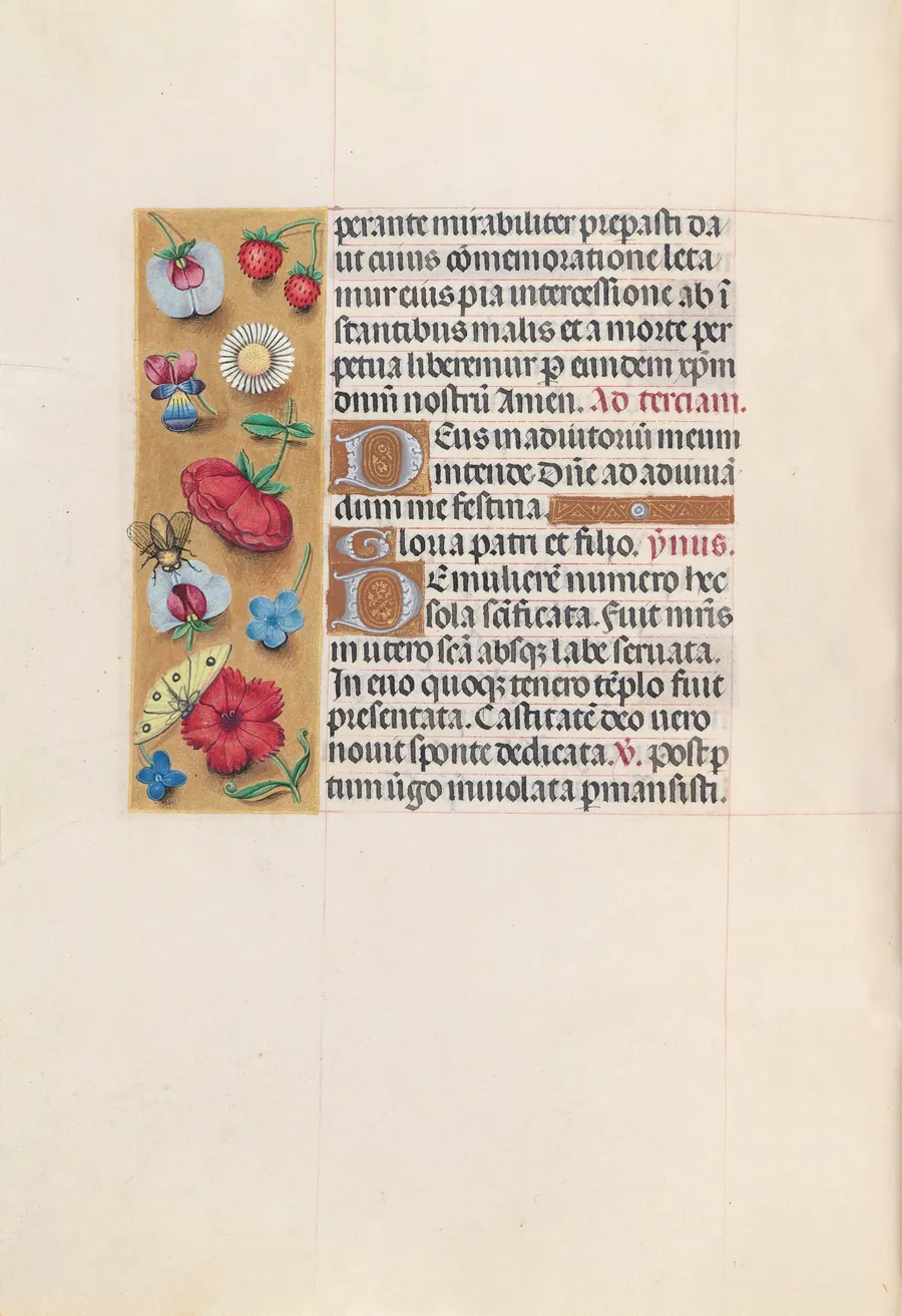 Hours of Queen Isabella the Catholic, Queen of Spain:  Fol. 82v by Master of the First Prayerbook of Maximillian