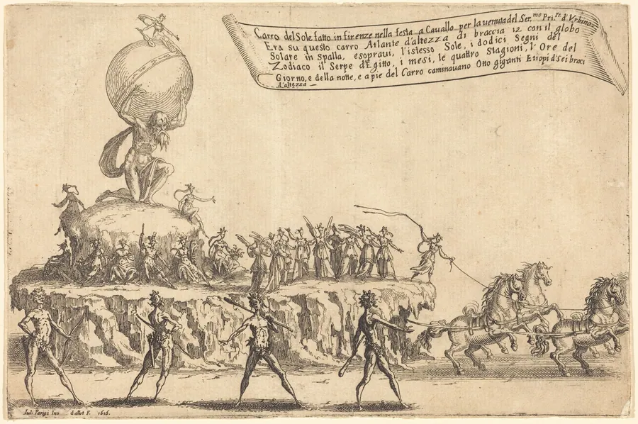 The Float of the Sun by Jacques Callot