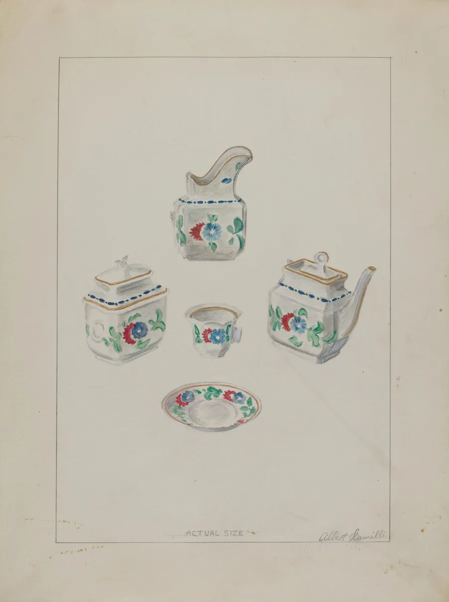 Toy China Set by Albert Camilli