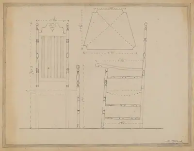 Drawing of Chair