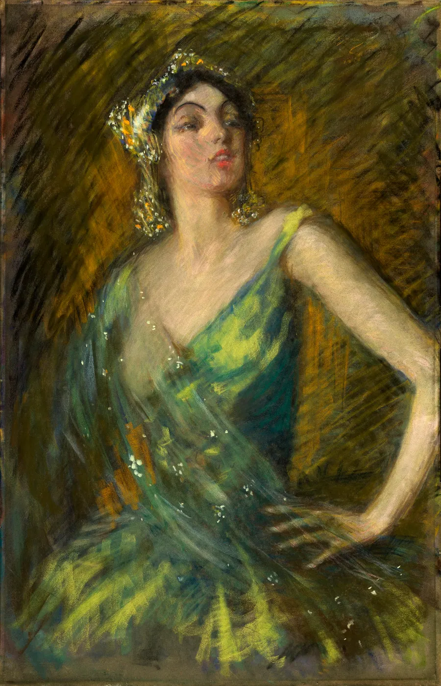 Ruth St. Denis by Alice Pike Barney, born Cincinnati, OH 1857-died Los Angeles, CA 1931