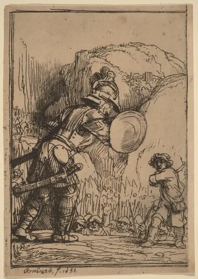 David and Goliath