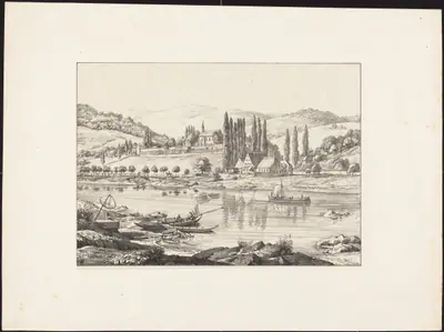 The Convent of Neuberg from Schlierbach