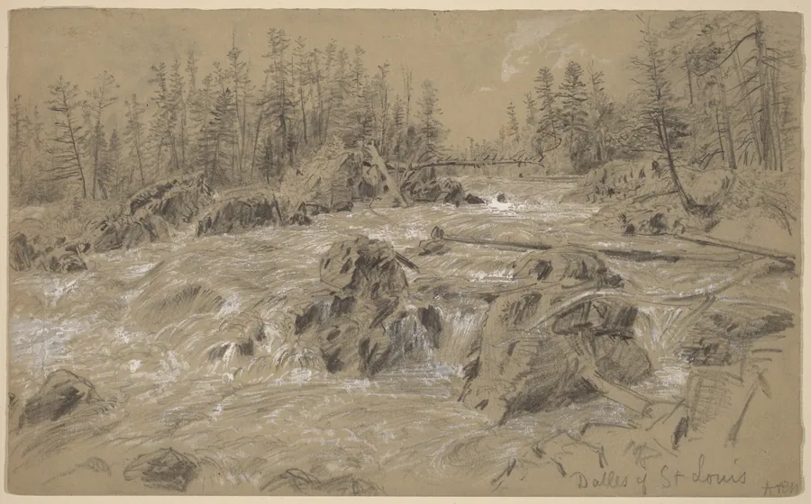 Dalles of St. Louis by Alfred R. Waud