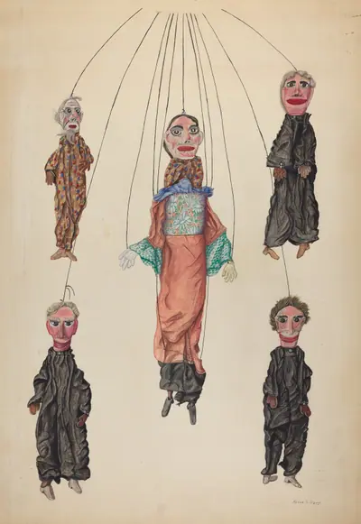 Lano's Pop Out Marionette