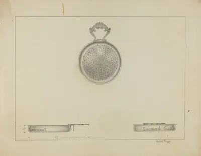 Silver Lemon Strainer