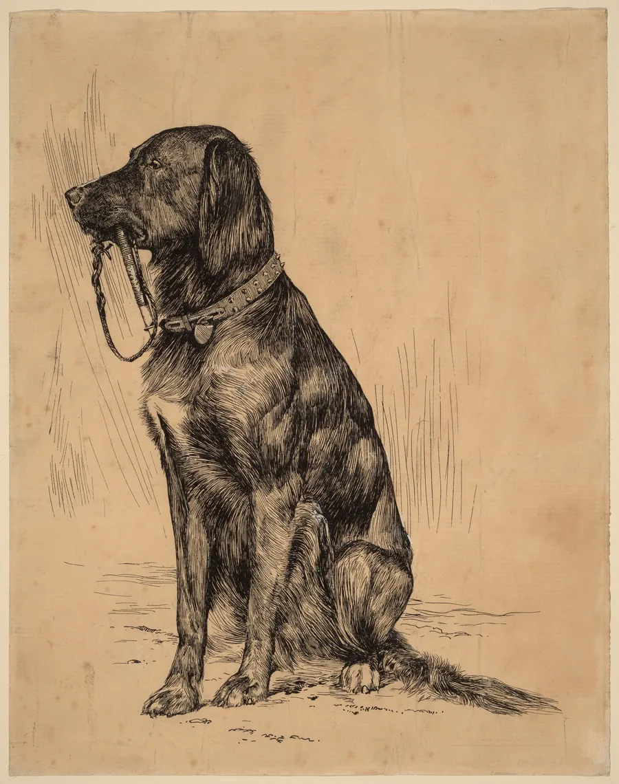 Aldrich's Dog by Arthur B. Davies