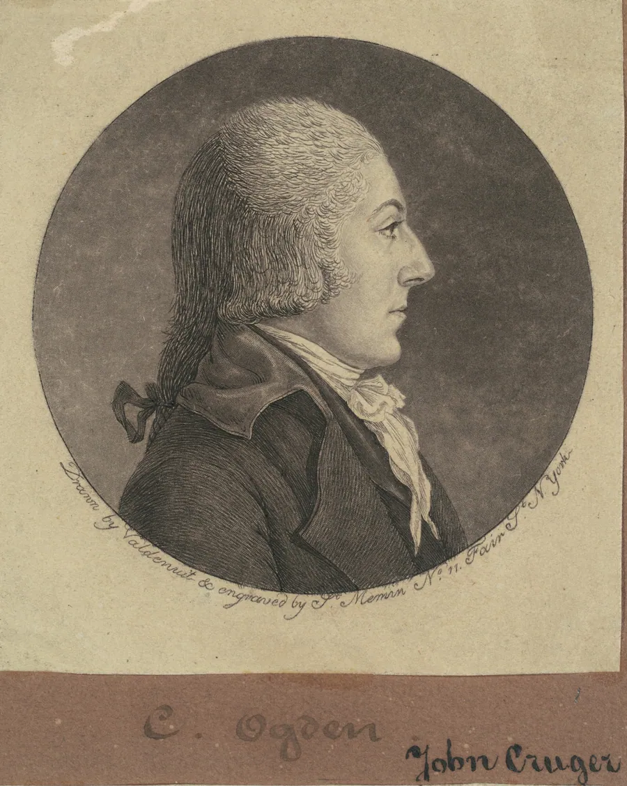 John Cruger by Charles B. J. Févret de Saint-Mémin
