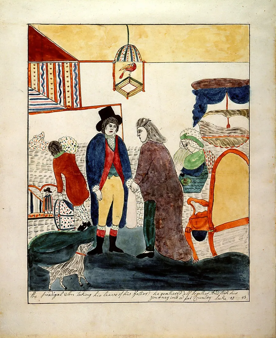 The Prodigal Son Taking Leave of His Father by Mary Ann Willson