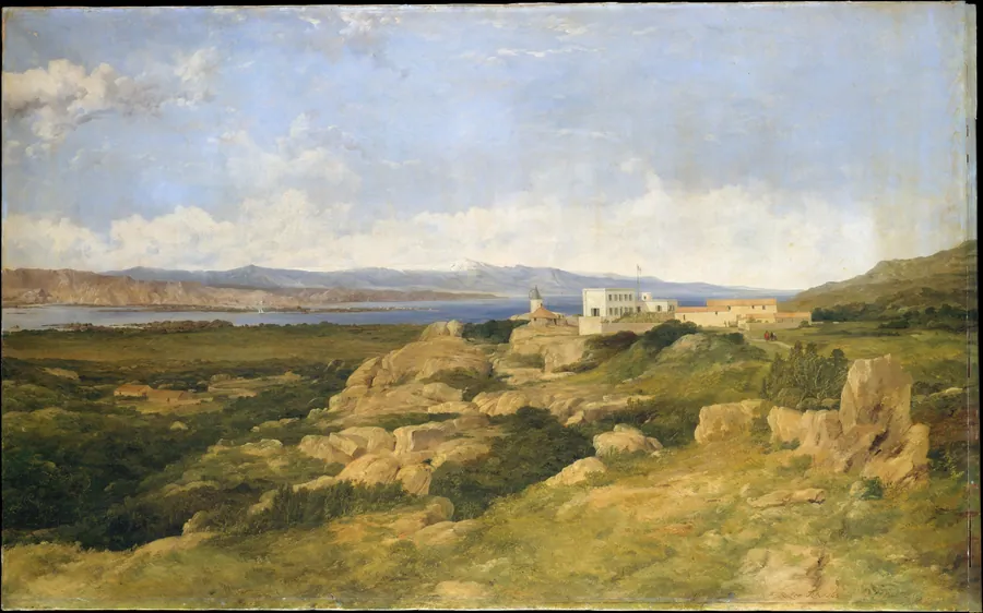 General Garibaldi's Residence at Caprera by Frederick Richard Lee