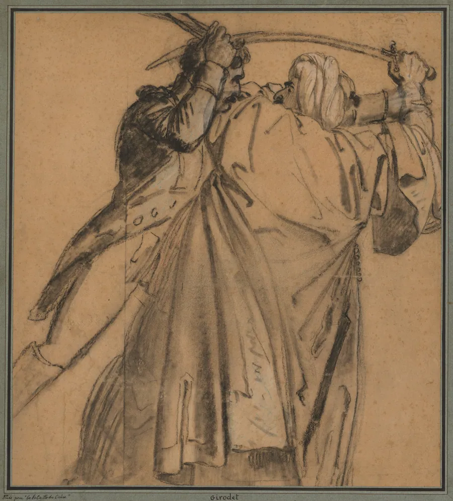 Two Arabs, for "The Revolt of Cairo" by Anne-Louis Girodet de Roucy-Trioson