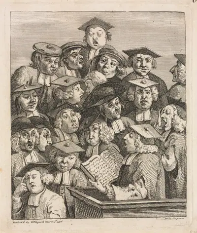 Scholars at a Lecture
