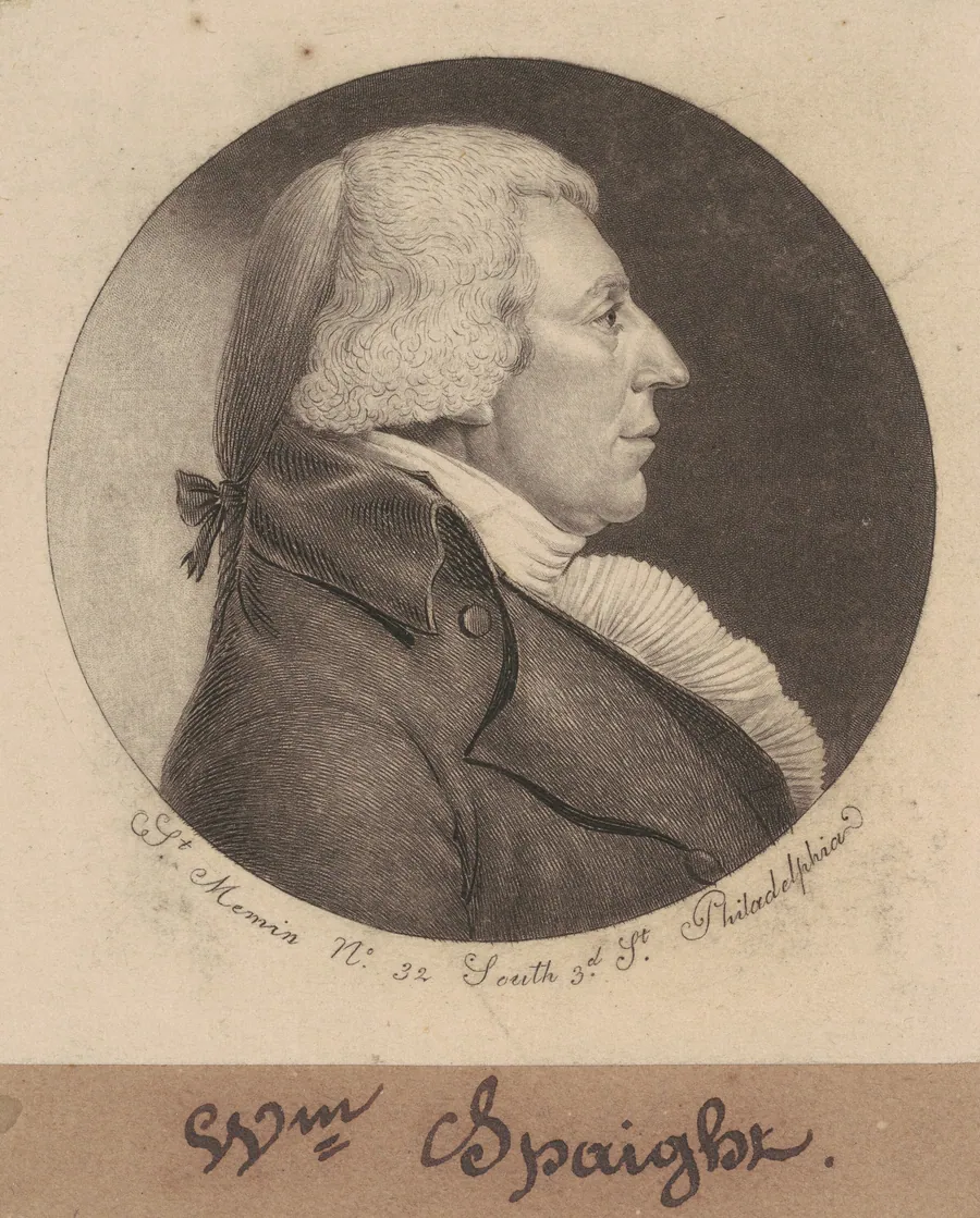 William Spaight by Charles B. J. Févret de Saint-Mémin