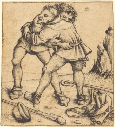 Two Peasants Fighting