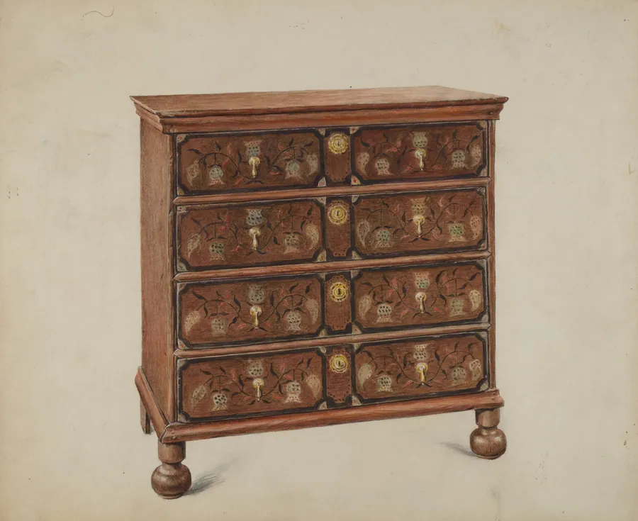 Painted Chest by Ralph Boyer