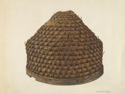 Straw Bee Hive