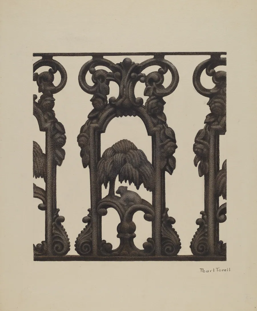 Cast Iron Fence by Pearl Torell