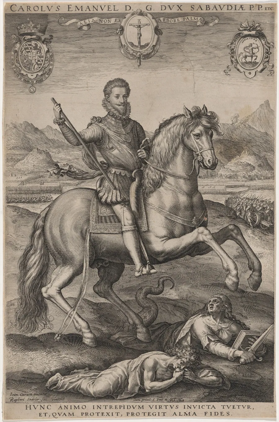 Charles Emmanuel, Prince of Piedmont by Aegidius Sadeler II