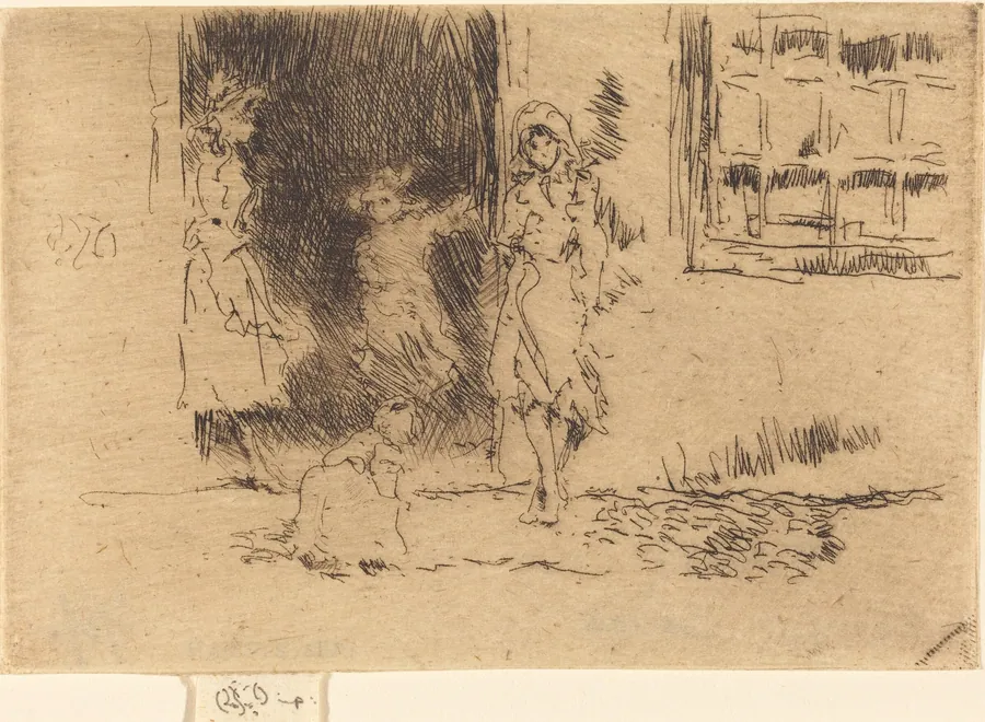 Cottage Door by James McNeill Whistler