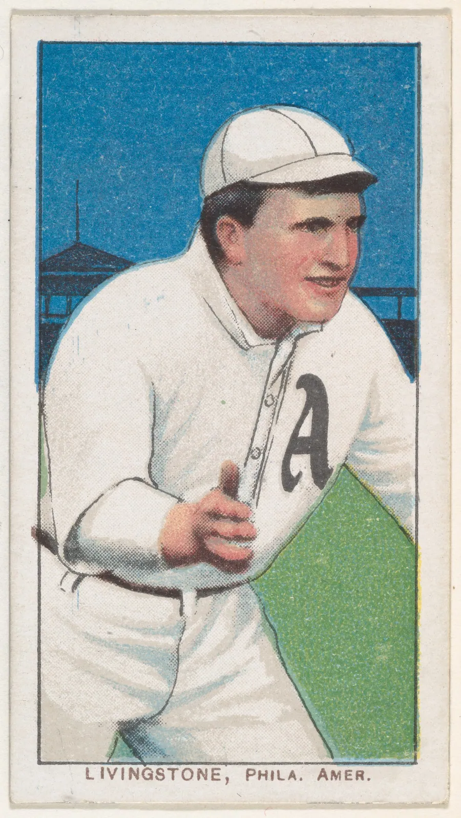 Livingstone, Philadelphia, American League, from the White Border series (T206) for the American Tobacco Company by American Tobacco Company