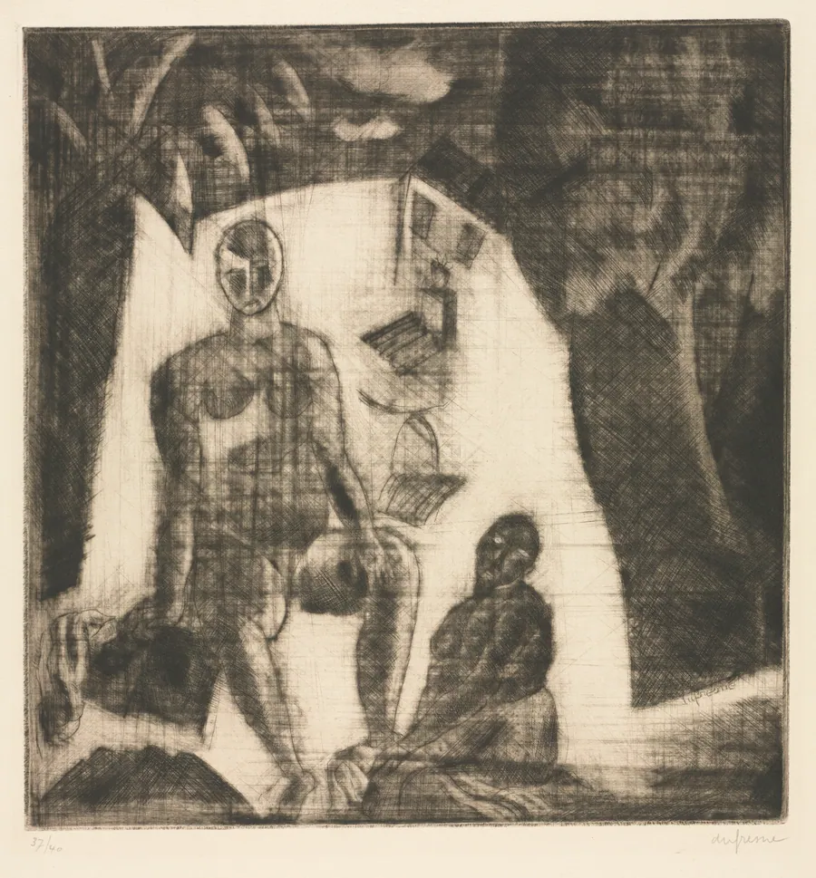 Sortie de bain by Charles Georges Dufresne