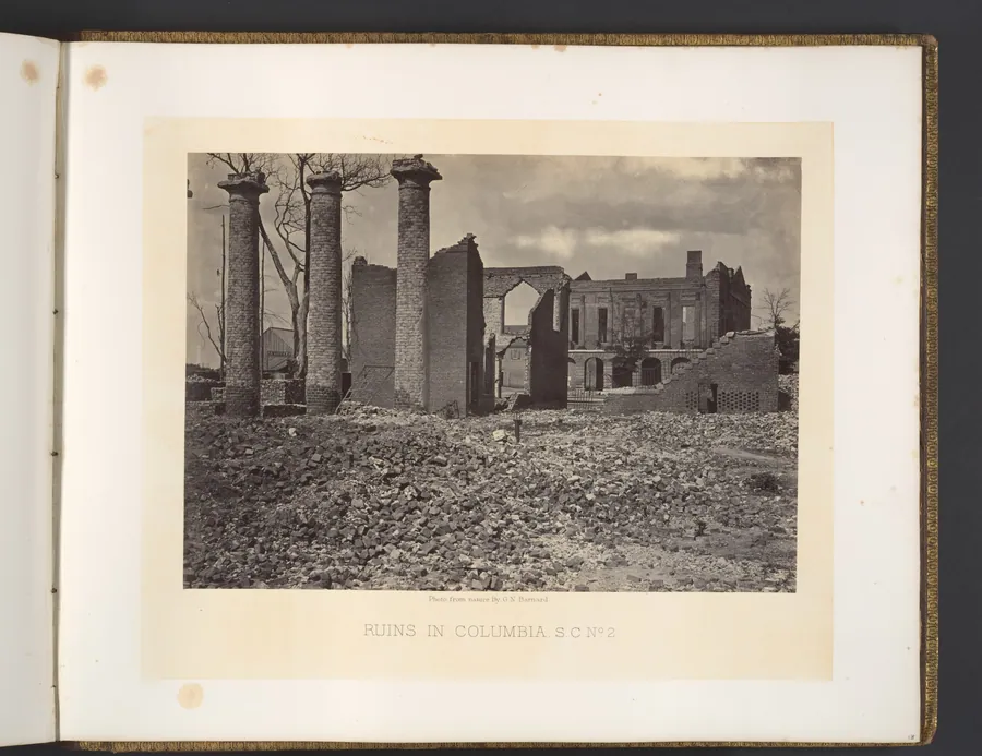 Ruins in Columbia, South Carolina No. 2 by George N. Barnard