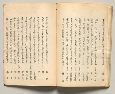 Spread Nineteen from Volume Three of People of Japan in Light Verse (Kyōka)