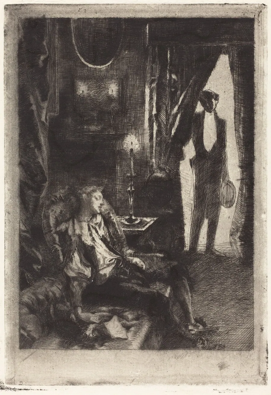 Iza Sleeping (Le Sommeil d'Iza) by Albert Besnard