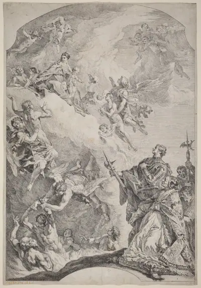 Saint Gregoire I Delivering Souls from Purgatory