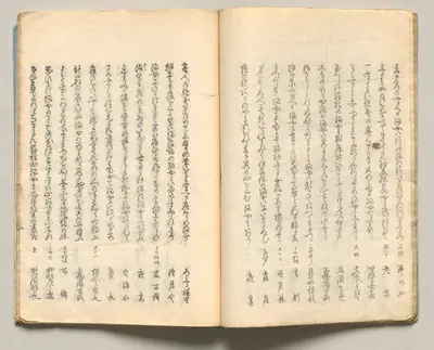 Spread Ten from Volume Six of People of Japan in Light Verse (Kyōka)