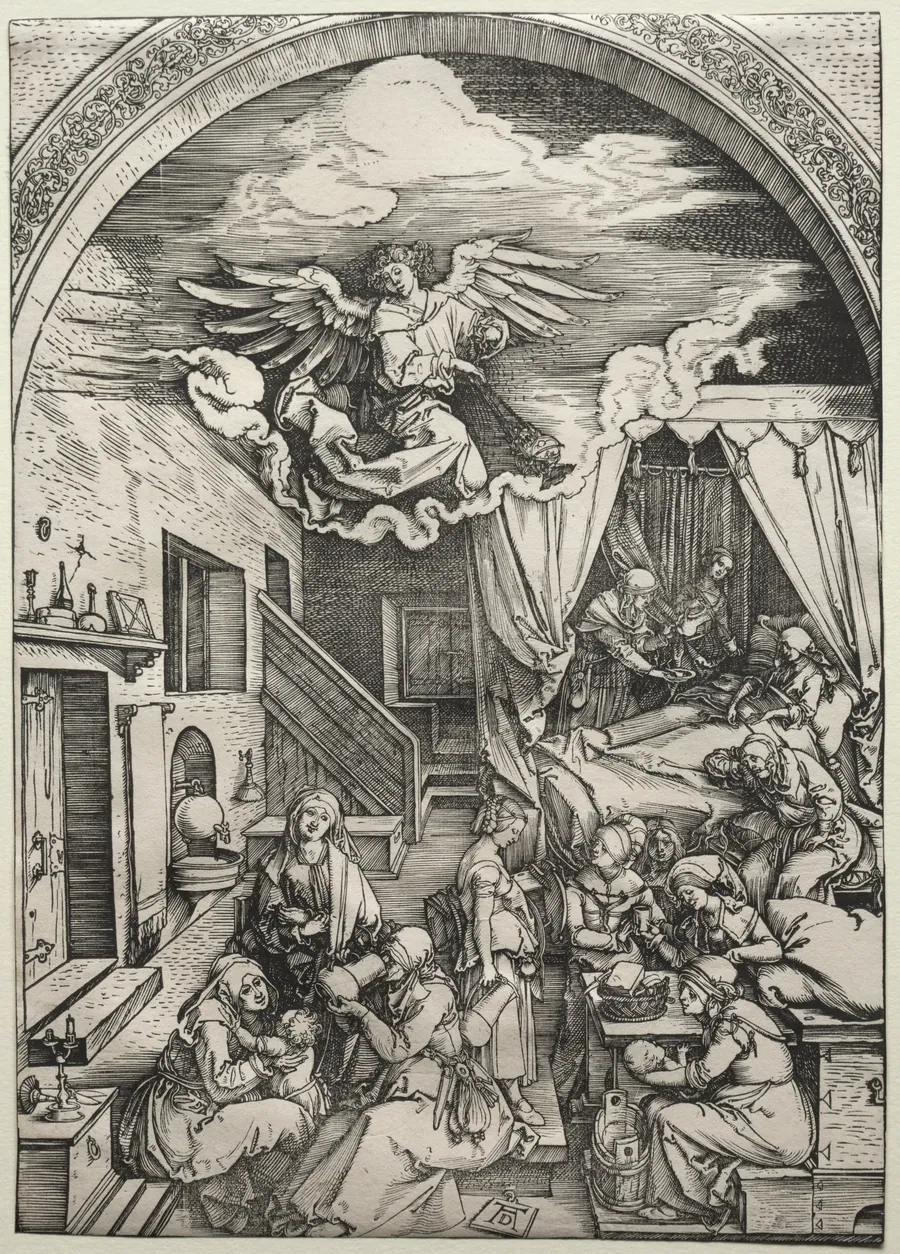 The Birth of the Virgin by Albrecht Dürer
