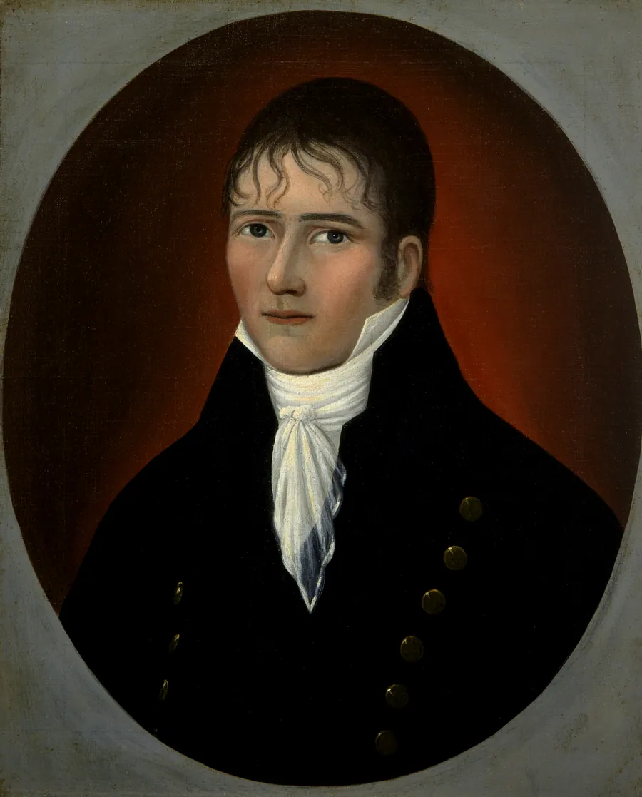 Portrait of Sea Captain John Murphy by Joshua Johnson, born Baltimore County, MD ca.1763-died Anne Arundel County, MD ca. 1825