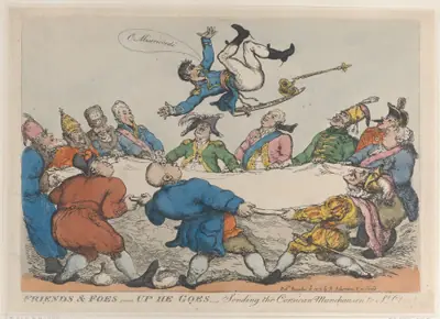 Friends and Foes–Up He Goes–Sending the Corsican Munchausen to St. Cloud's