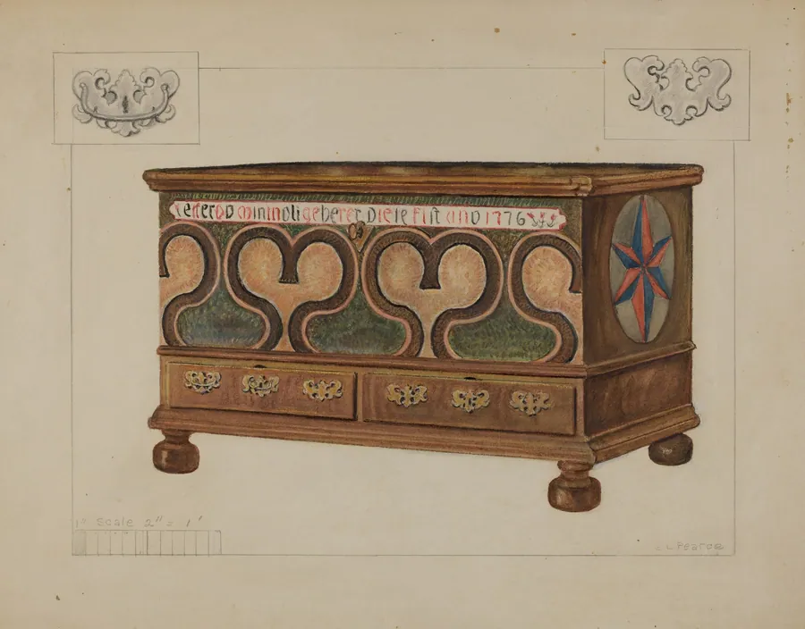 Pa. German Chest by Edgar L. Pearce