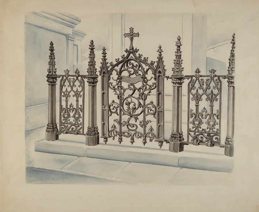 Cast Iron Gate and Fence by Al Curry