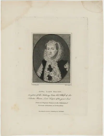 Anna, Lady Bacon, Daughter of Sir Anthony Cooke and Wife of Sir Nicolas Bacon
