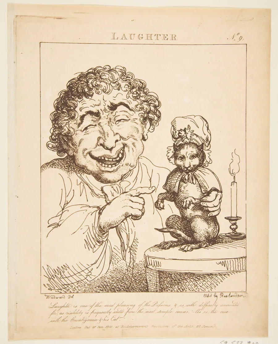Laughter (Le Brun Travested, or Caricatures of the Passions) by Thomas Rowlandson