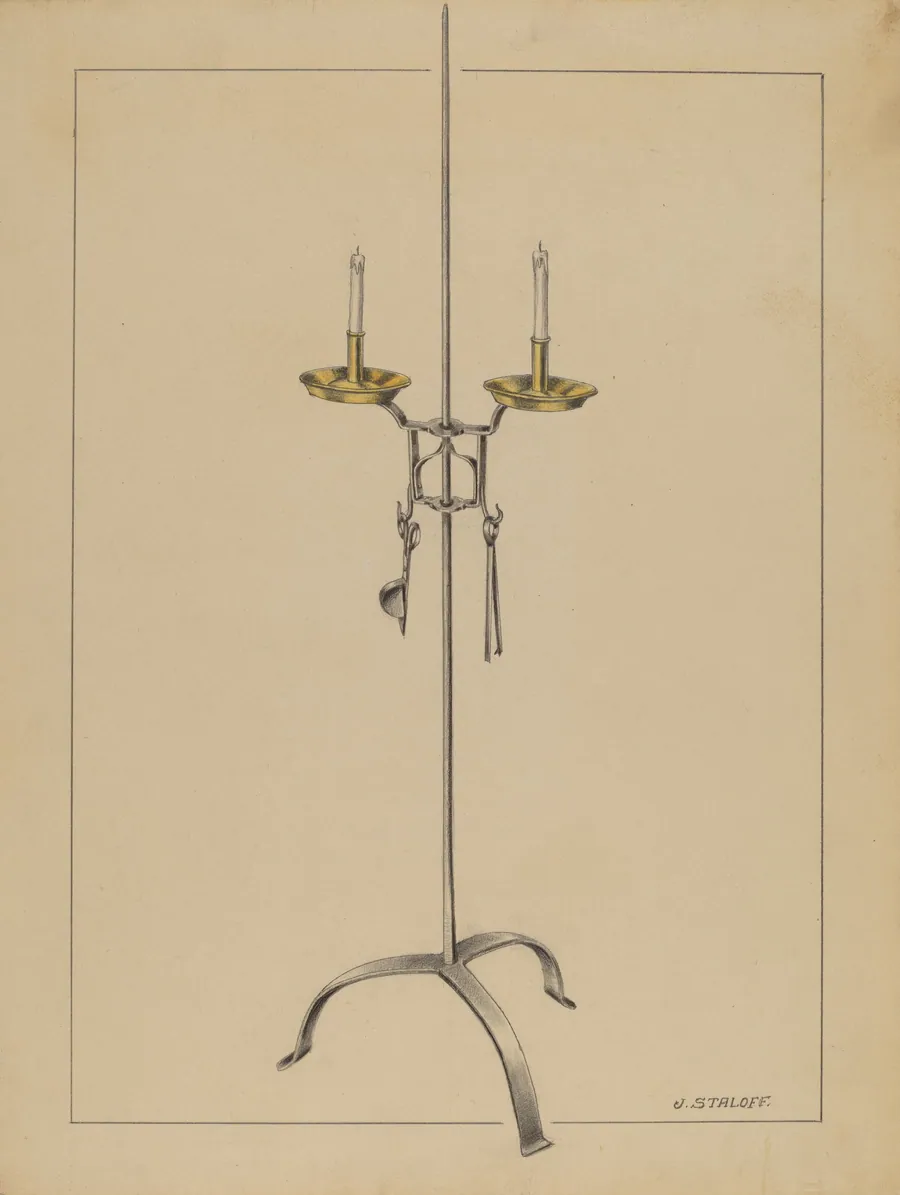 Candlestick Stand by Jack Staloff