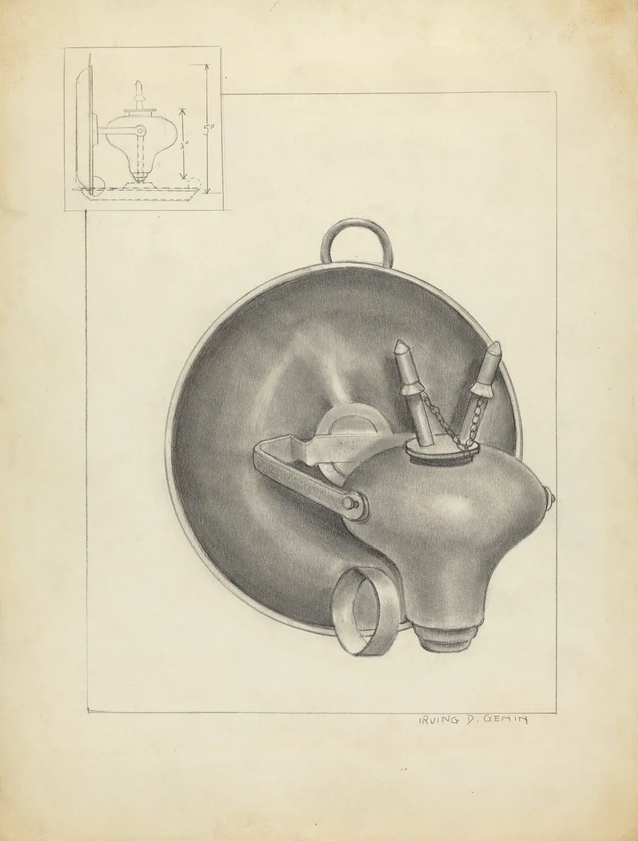 Lamp by Irving D. Genin