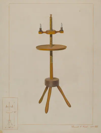 Maple Candlestand