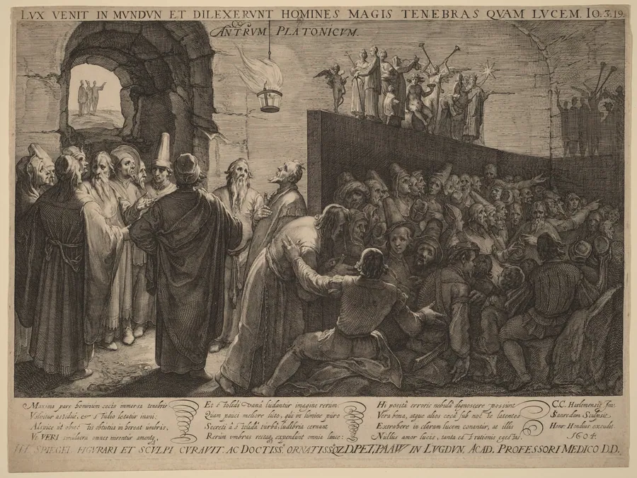 Plato's Cave by Jan Pietersz Saenredam