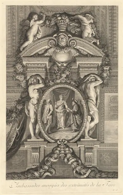 Ambassades envoyées des extrêmités de la Terre (Embassies Sent from the Extremities of the Globe) [pl. 15]