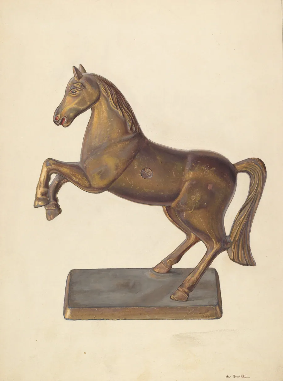 Rearing Horse Bank by Alf Bruseth
