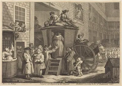 The Stage-coach, or the Country Inn Yard